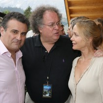 with James Levine and Marthe Keller