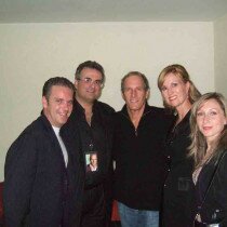 Marcello & Wilma with friends | Left to right: Rosario Cicero, Marcello, Michael Bolton, Wilma and Sonia Cicero