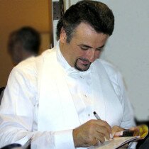 Signing autographs after a performance of "Guillaume Tell" with OONY at Carnegie Hall