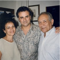 Marcello and Wilma with Marcello's father, Michele Guagliardo in 1992 | "My father whole heartedly supported my musical ambitions."