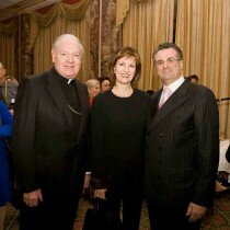 with His Eminence Edward Cardinal Egan Luncheon in honor of Franco Zeffirelli - April 2008 | Photo: (c) Dario Acosta 2008