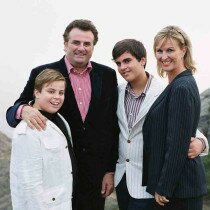 The Giordani family | Gerard André, Marcello, Michele and Wilma | Sicily 2010 | Photo: Duane Morris)