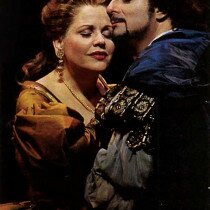 as Gualtiero with Renee Fleming in "Il Pirata", Metropolitan Opera 2002 | Photo: John Elbers