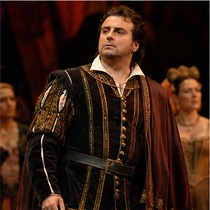 as Ernani, with Sondra Radvanovsky as Elvira in "Ernani", Metropolitan Opera, New York 2008