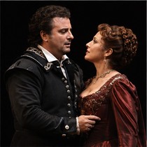 as Des Grieux with Karita Mattila as Manon in "Manon Lescaut", Metropolitan Opera, 2008