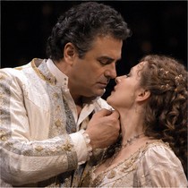 as Gabriele Adorno, with Angela Gheorghiu as Amelia in "Simon Boccanegra", Metropolitan Opera, 2007