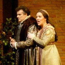 as Gabriele Adorno with Adrianne Pieczonka as Amelia in "Simon Boccanegra", Metropolitan Opera, New York, 2010