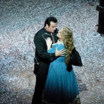 La Fanciulla del West | Marcello Giordani as Dick Johnson (alias Ramerrez) and Deborah Voigt as Minnie - Metropolitan Opera, December 2010