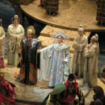 as Calaf with Lise Lindstrom as Turandot in Puccini's "Turandot" | Metropolitan Opera 2009