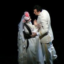as Pinkerton with Cristina Gallardo-Domas as Butterfly in "Madama Butterfly", Metropolitan Opera, New York, 2006